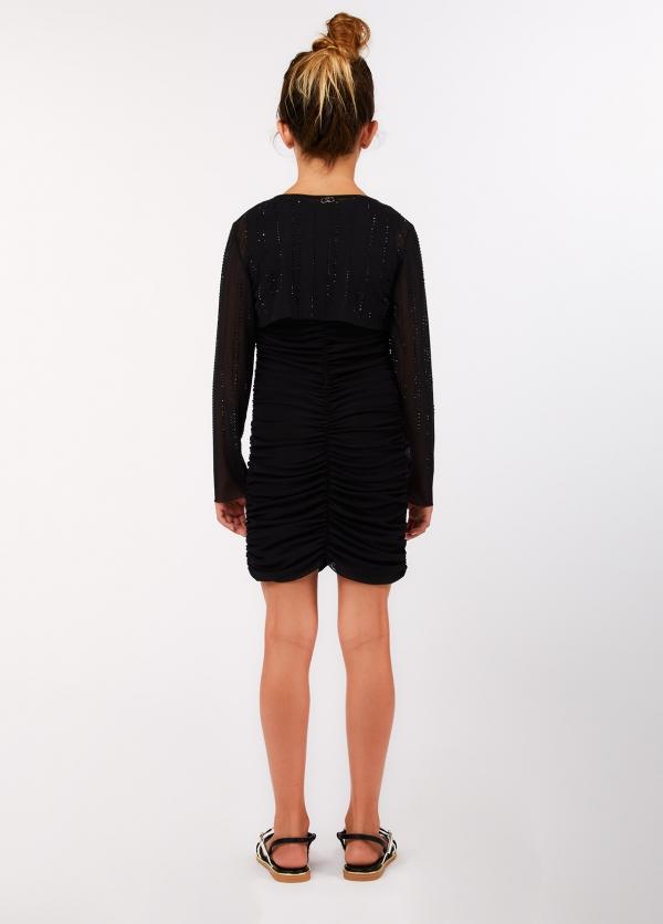 abito in jersey con coprispalle GA6089J4966 B3280 LIU JO JUNIOR 