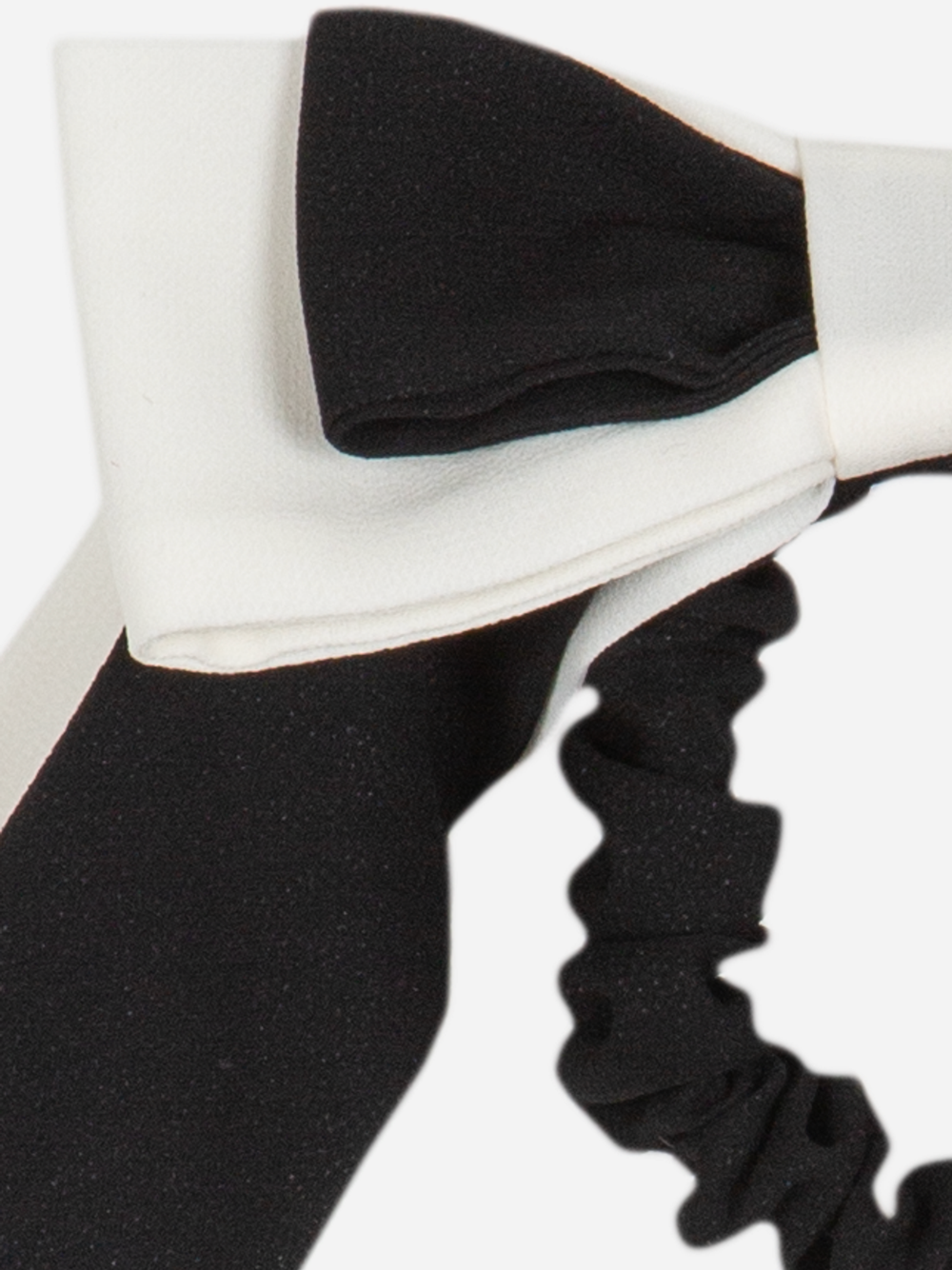 elastico chiffon con fiocco ELC4133531 BLACK PATACHOU 