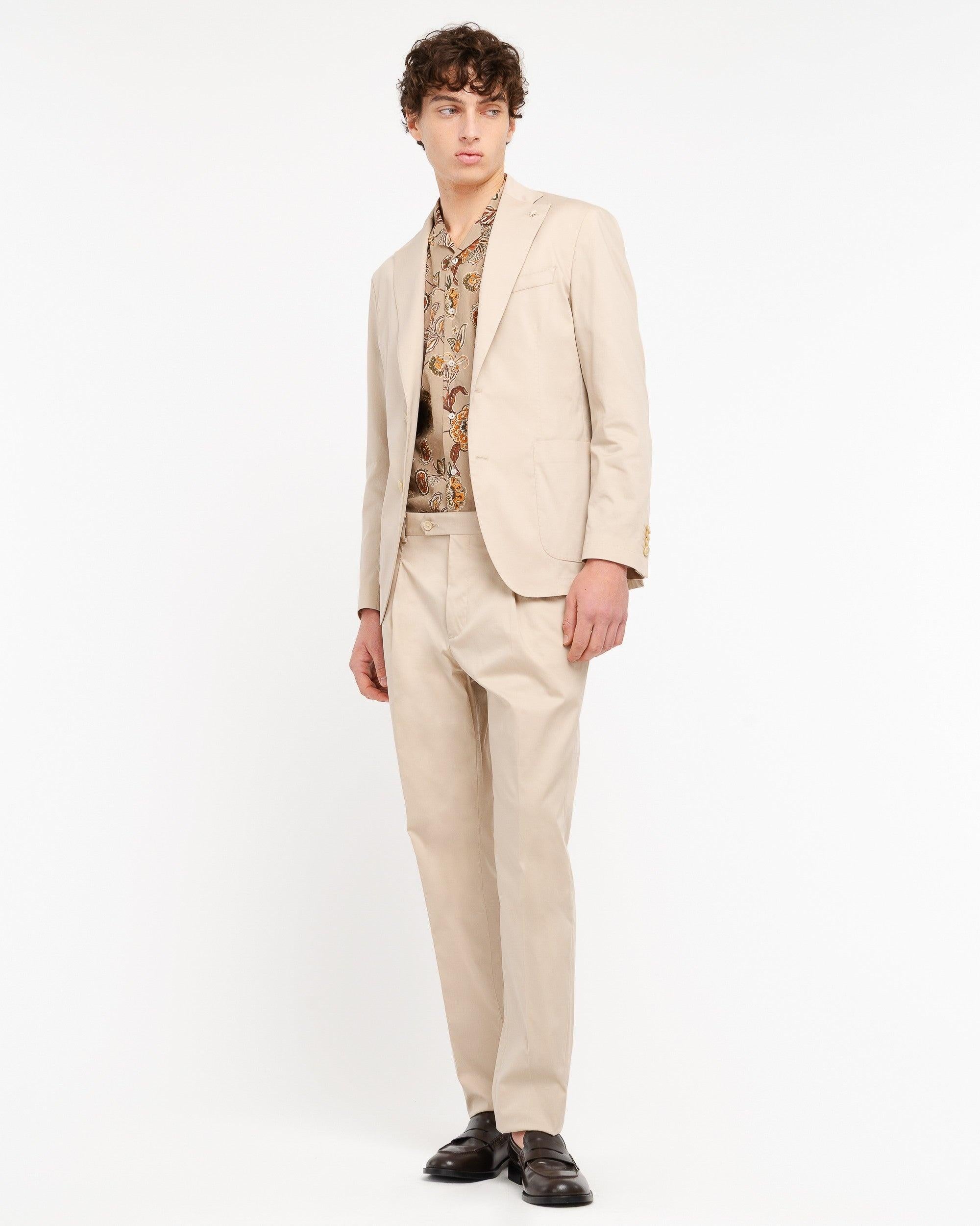 abito slim in cotone stretch 4032A3728 263123 23 MANUEL RITZ 
