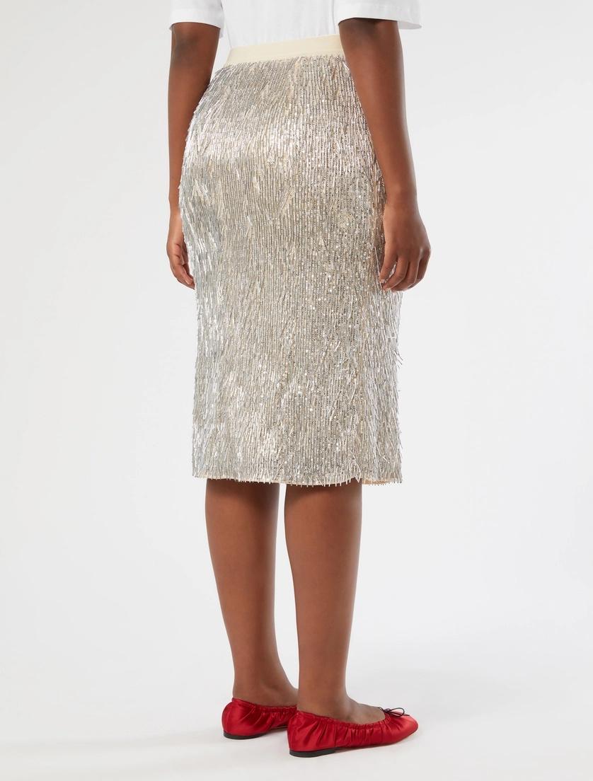 gonna in tulle con pailettes MRNATTORE 002 MARINA RINALDI 