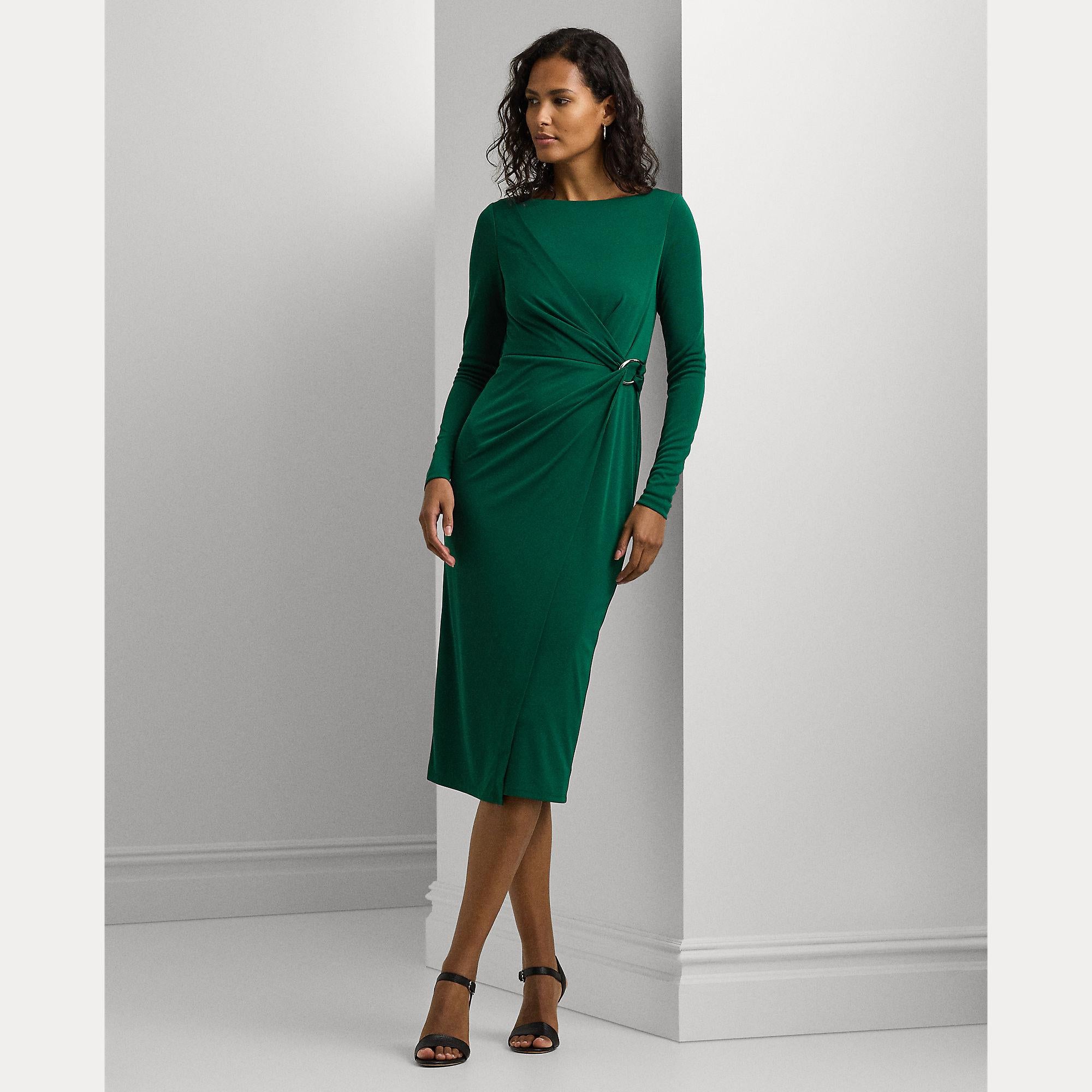 abito maniche lunghe incrociato 253-919794 004 LAUREN RALPH LAUREN 