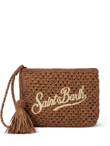 pochette raffia pouch RAFFIA POUCH 09038 MC2 SAINT BARTH 
