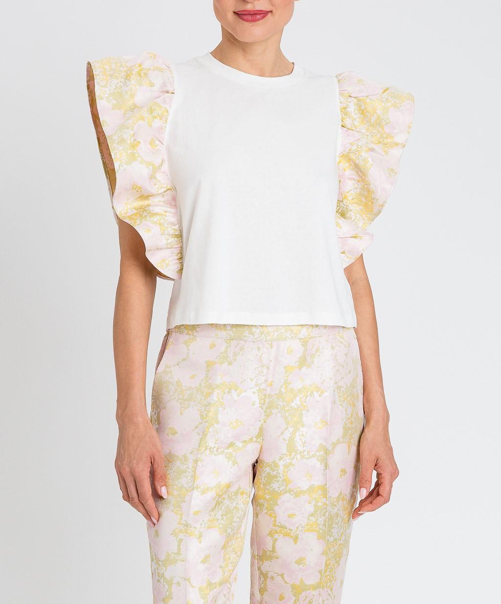 t-shirt con maniche a fantasia 251AP2320 12229 TWINSET ACTITUDE 