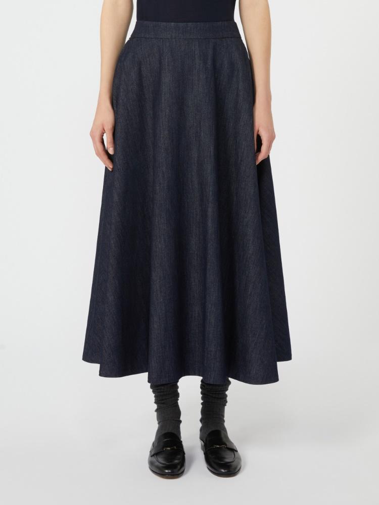 gonna svasata in denim CECILE 001 S MAXMARA 
