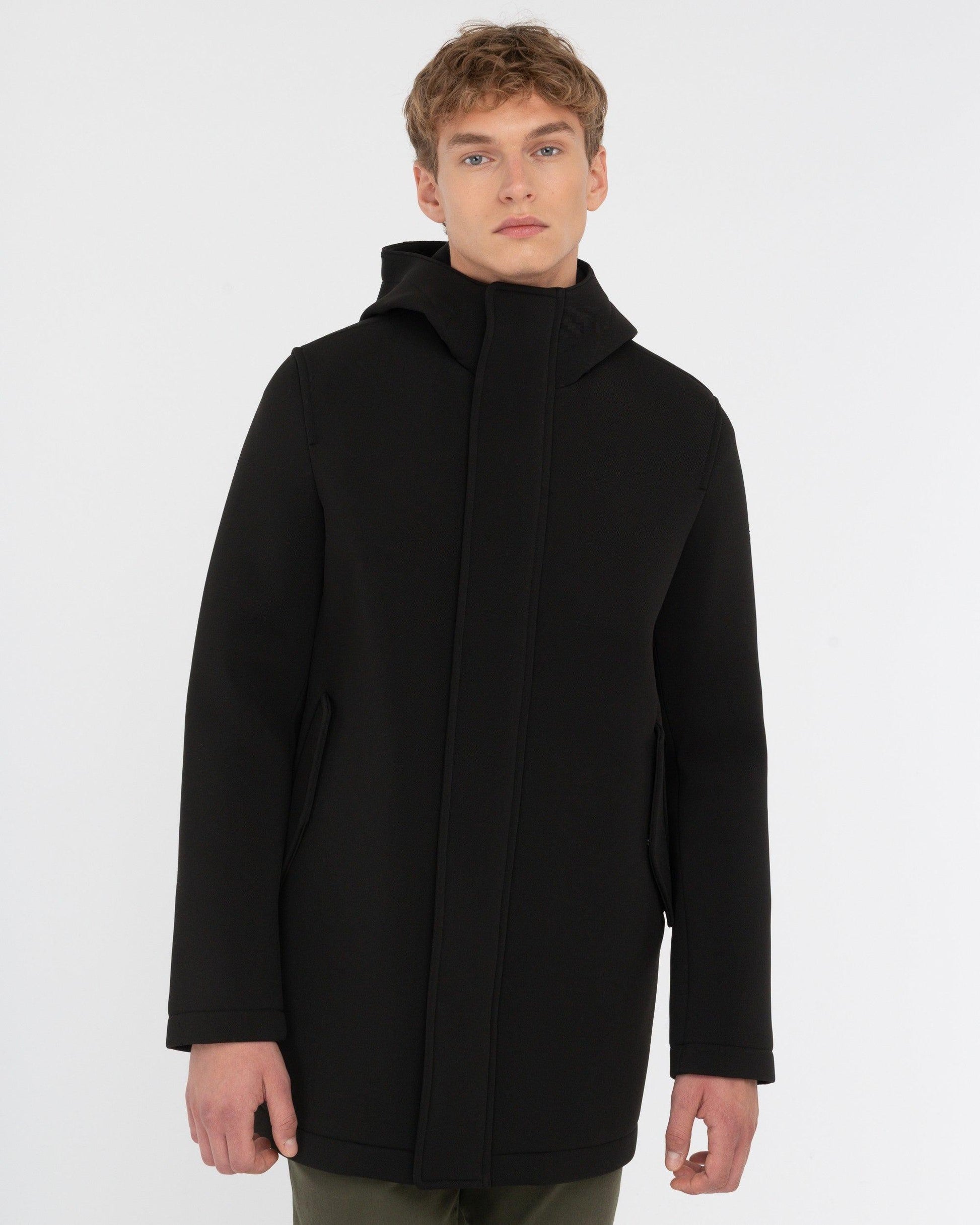 giaccone uomo con cappuccio 3932H8317C 253725 99 MANUEL RITZ 