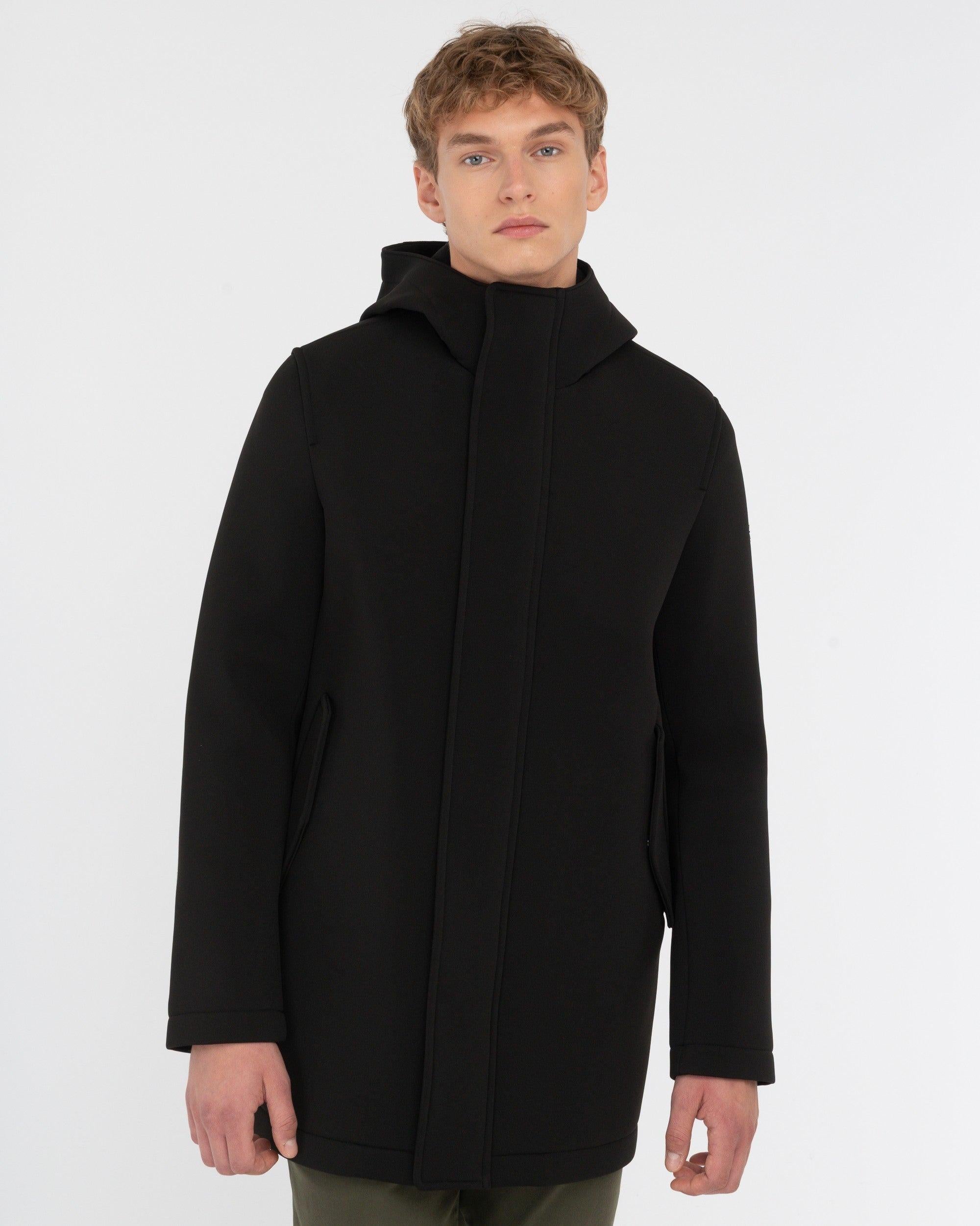 giaccone uomo con cappuccio 3932H8317C 253725 99 MANUEL RITZ 