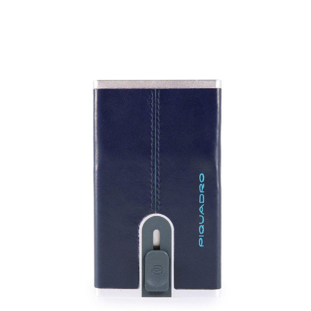 portacarte slyding sistem PP4825B2R BLU2 PIQUADRO 