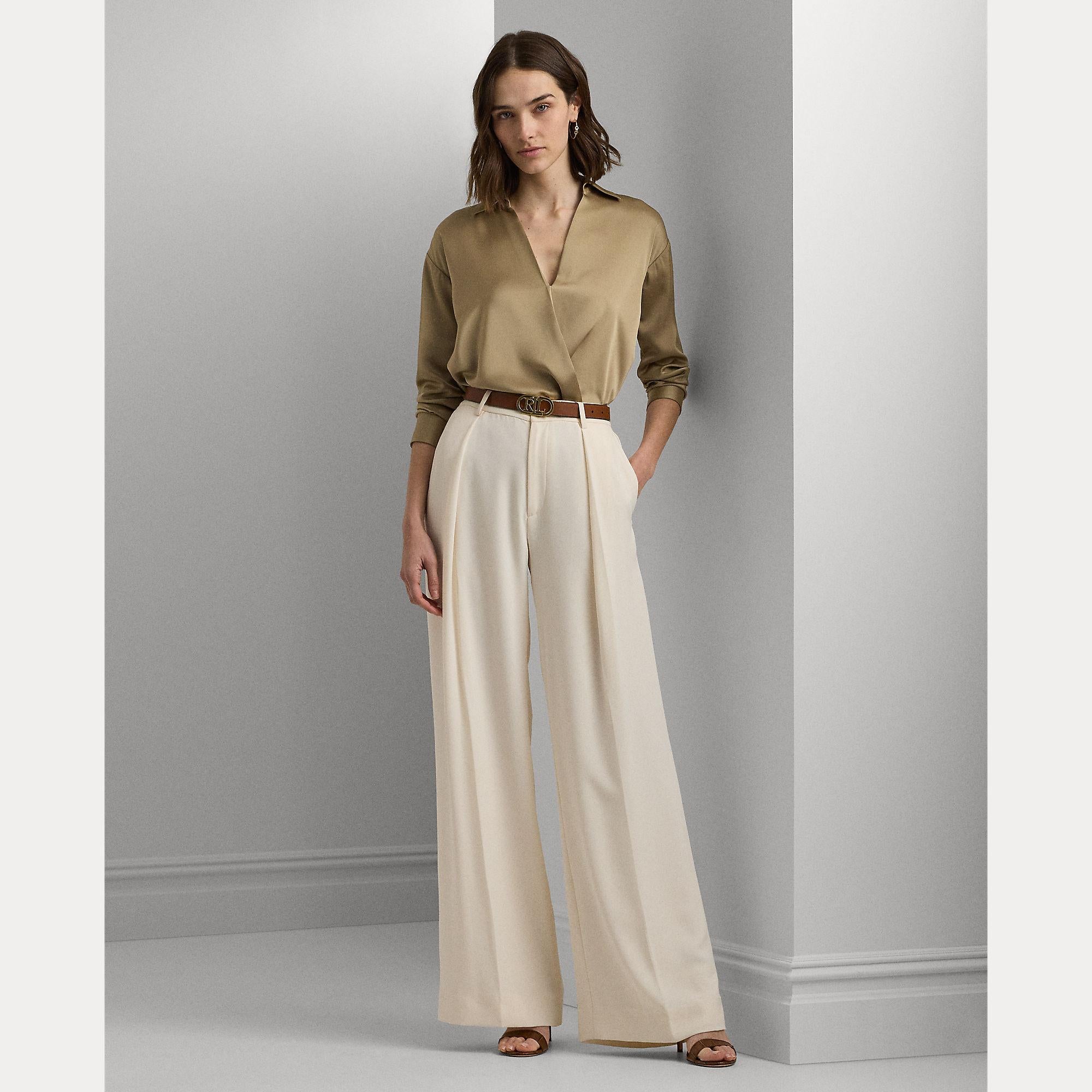 blusa charmeuse di raso 200-940215 002 LAUREN RALPH LAUREN 