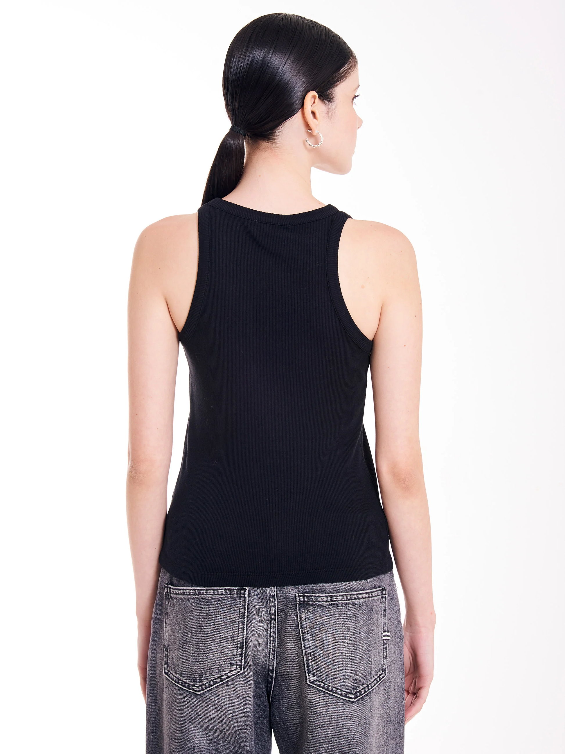 top a costine UB0034 NERO VICOLO 