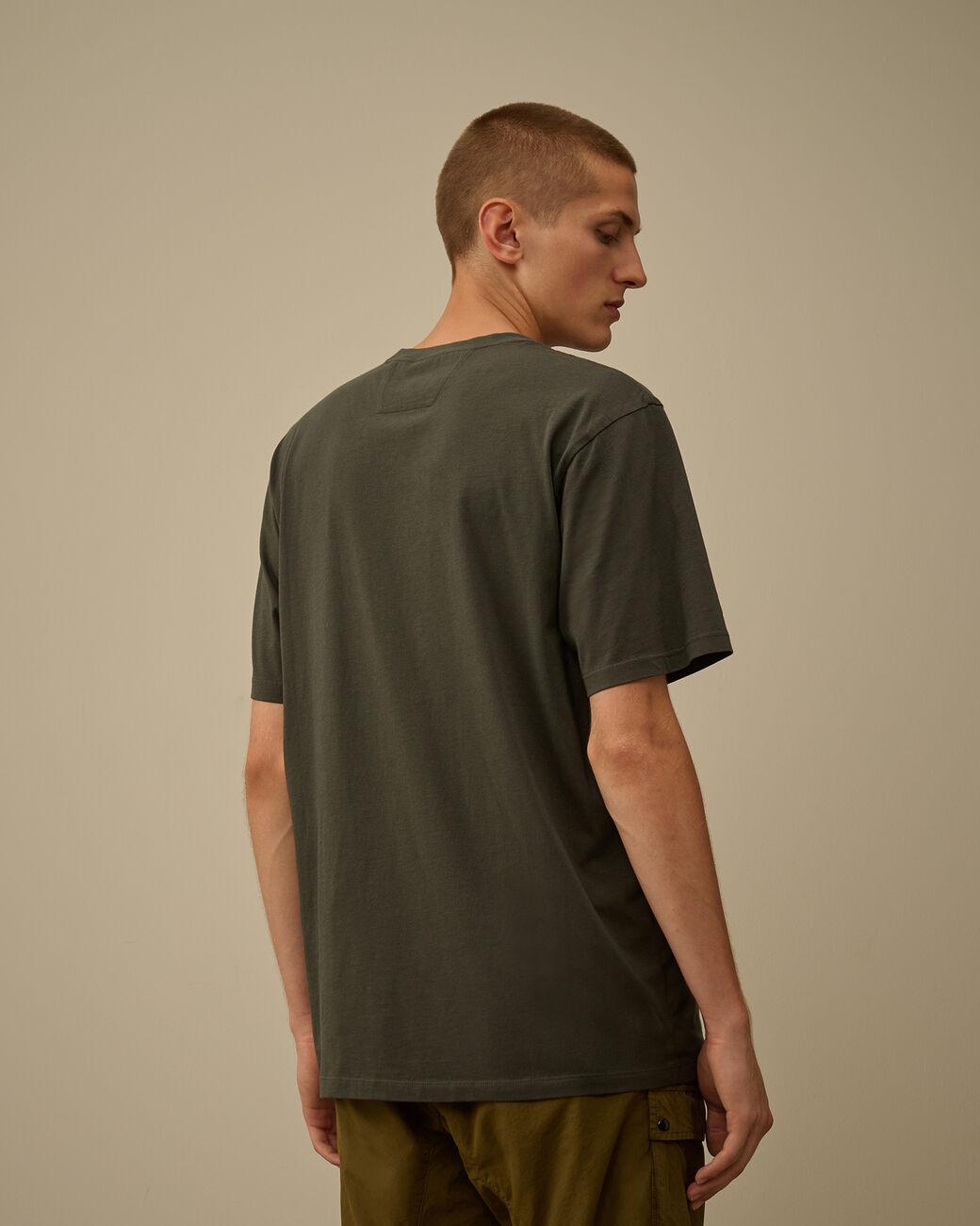 t-shirt logo 19CMTS091A 005100W 978 CP COMPANY 