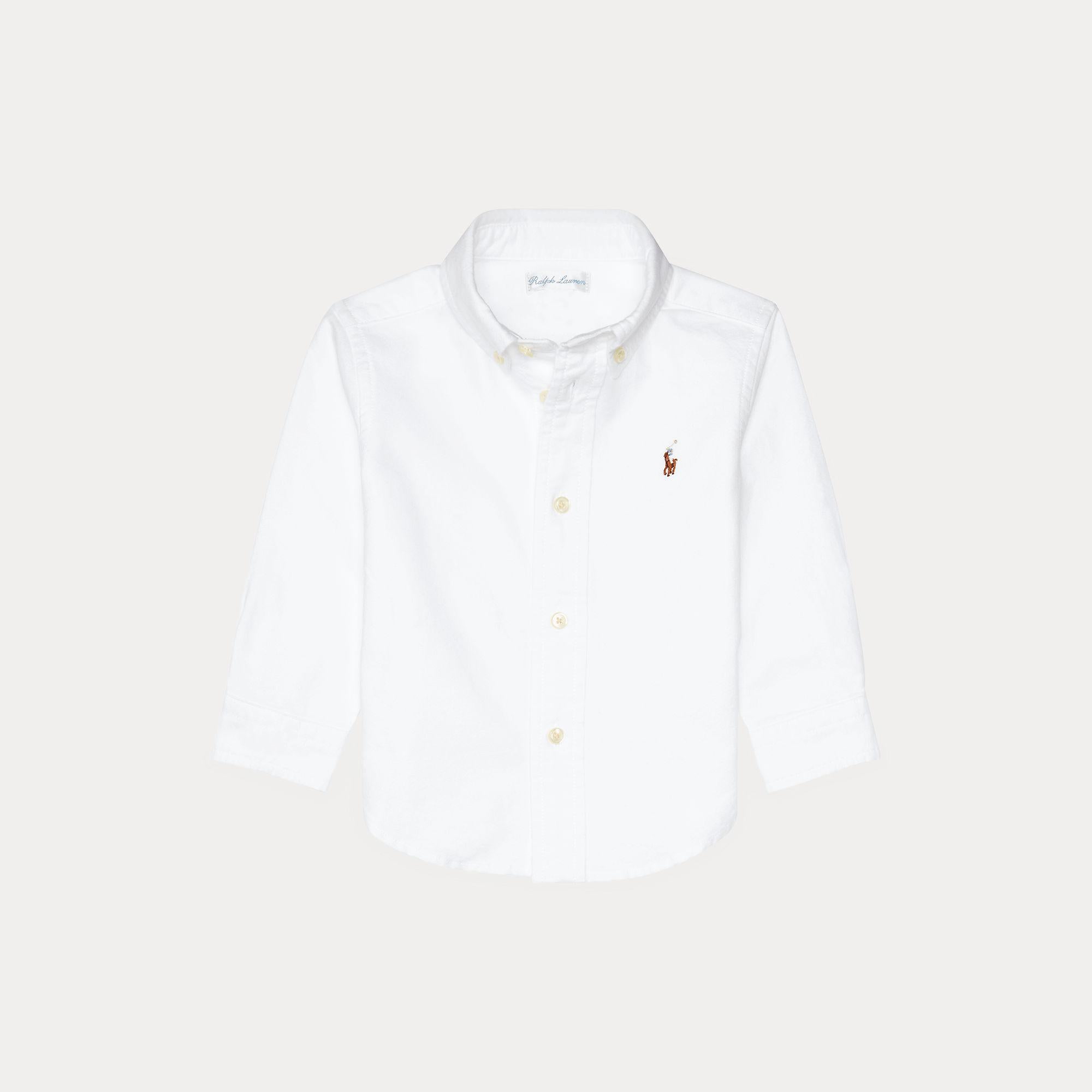 Camicia oxford con logo 320-677133 001 RALPH LAUREN POLO 