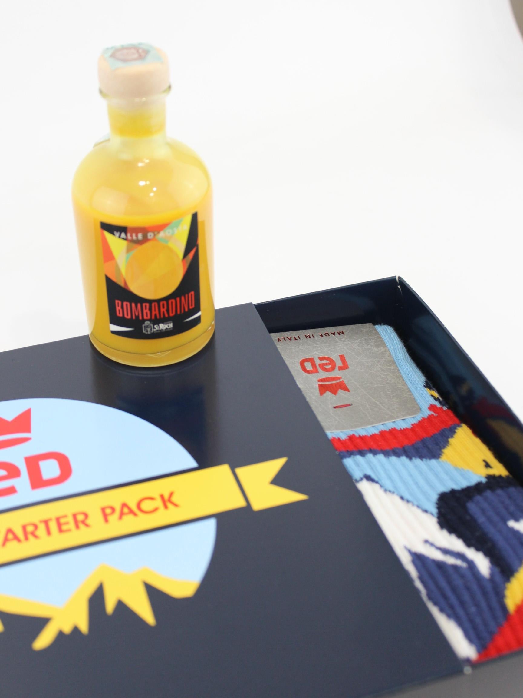 box calza con bombardino 64X66KIT V1880 RED 