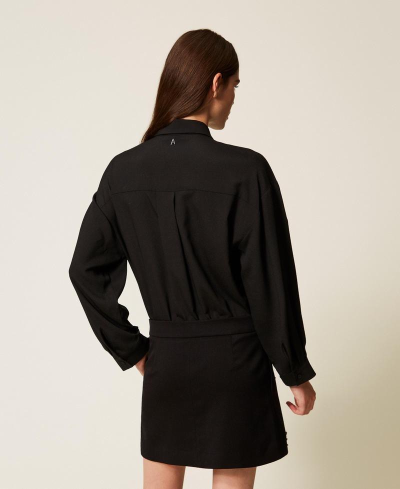 abito corto con applicazioni 252AT2012 00006 TWINSET ACTITUDE 