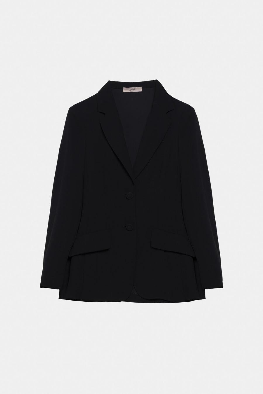 blazer in crepe satin IRAB07 10 CARLAG 