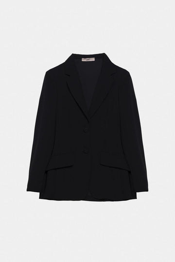 blazer in crepe satin IRAB07 10 CARLAG 