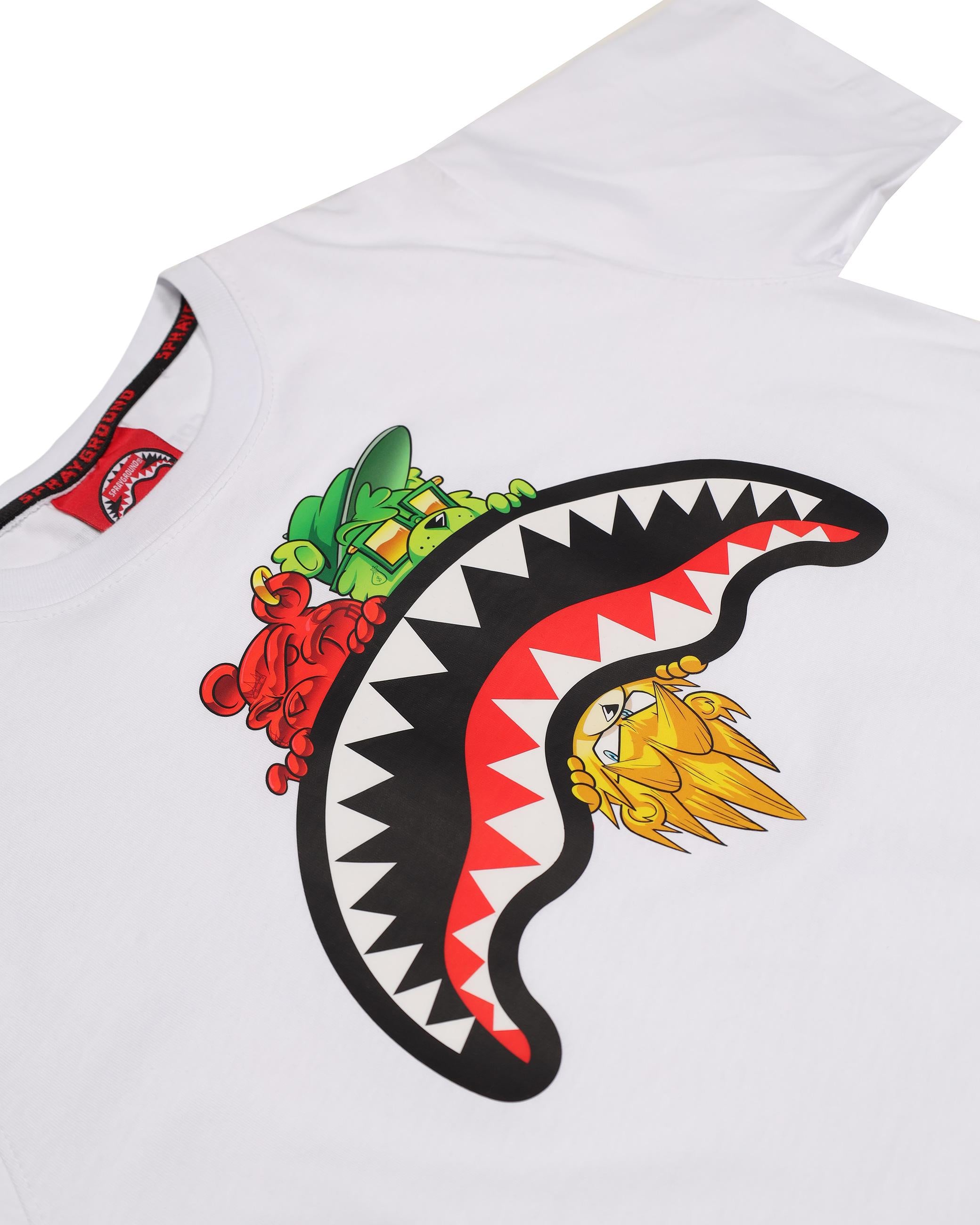t-shirt bocca iconica SPY1343WHT UNI SPRAYGROUND 