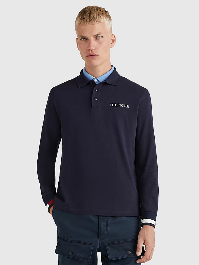 Polo regular maniche lunghe MW0MW29527 DW5 TOMMY HILFIGER 