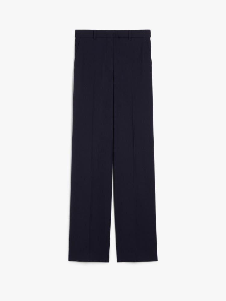 pantalone dritto in satin lana QUASAR 004 MAXMARA 