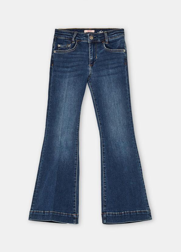 jeans ampio in denim GF5120DS615 78368 LIU JO JUNIOR 