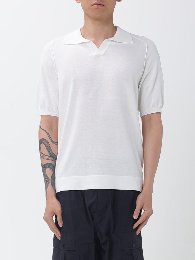polo cotton sleeve 20CMKN104A 006323O 103 CP COMPANY 