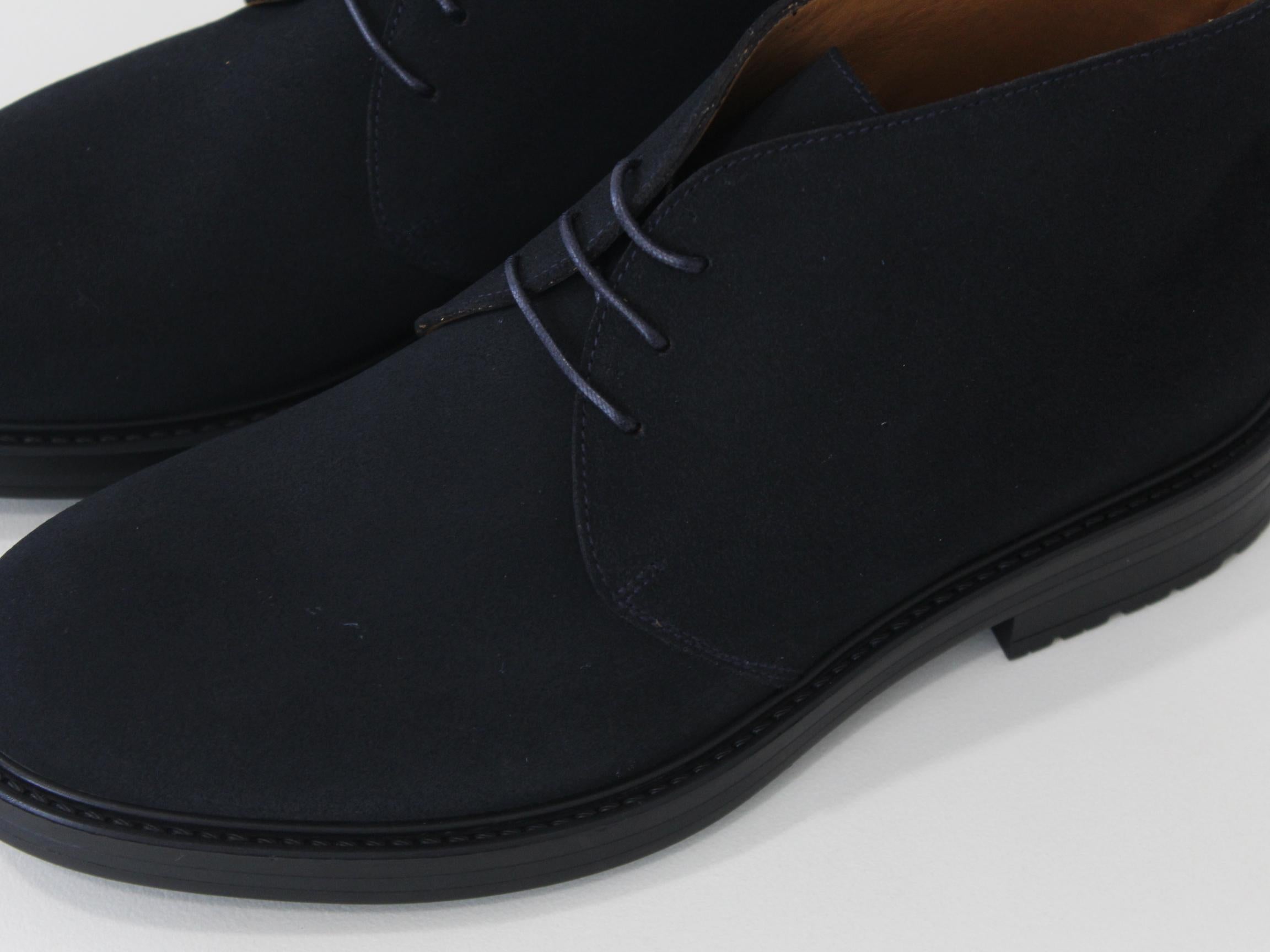 Stivaletto in camoscio rossi 5084G INGLESE BLU ROSSI 