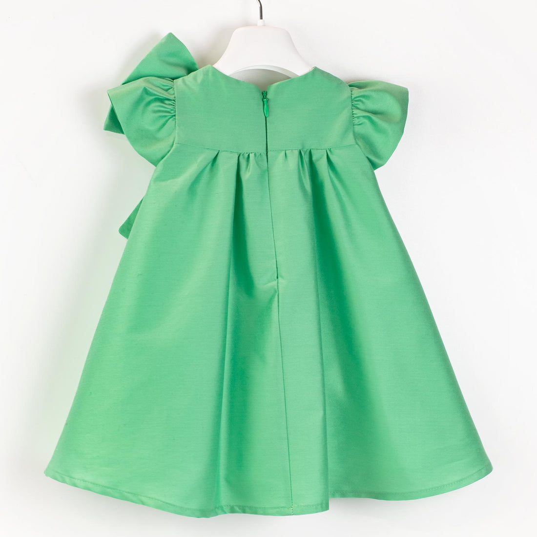 abito con fiocco PC03226 VERDE PURE FIRENZE 