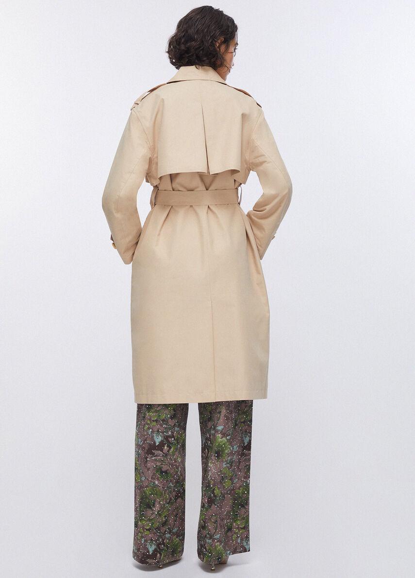 trench lungo con foulard WA6317T3508 41208 LIU JO WHITE 