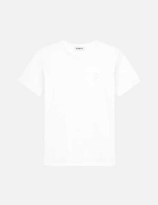 t-shirt con logo in tono S746JF0271DFZ4 000 DONDUP 