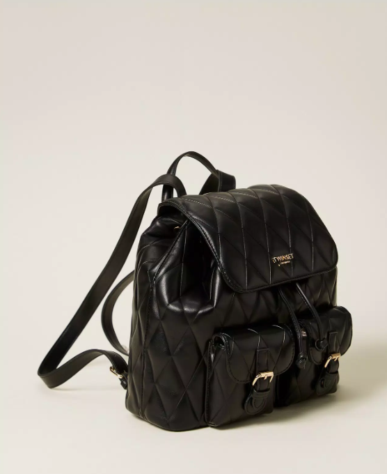 zaino trapuntato con tasche 261TB7280 00006 TWINSET 