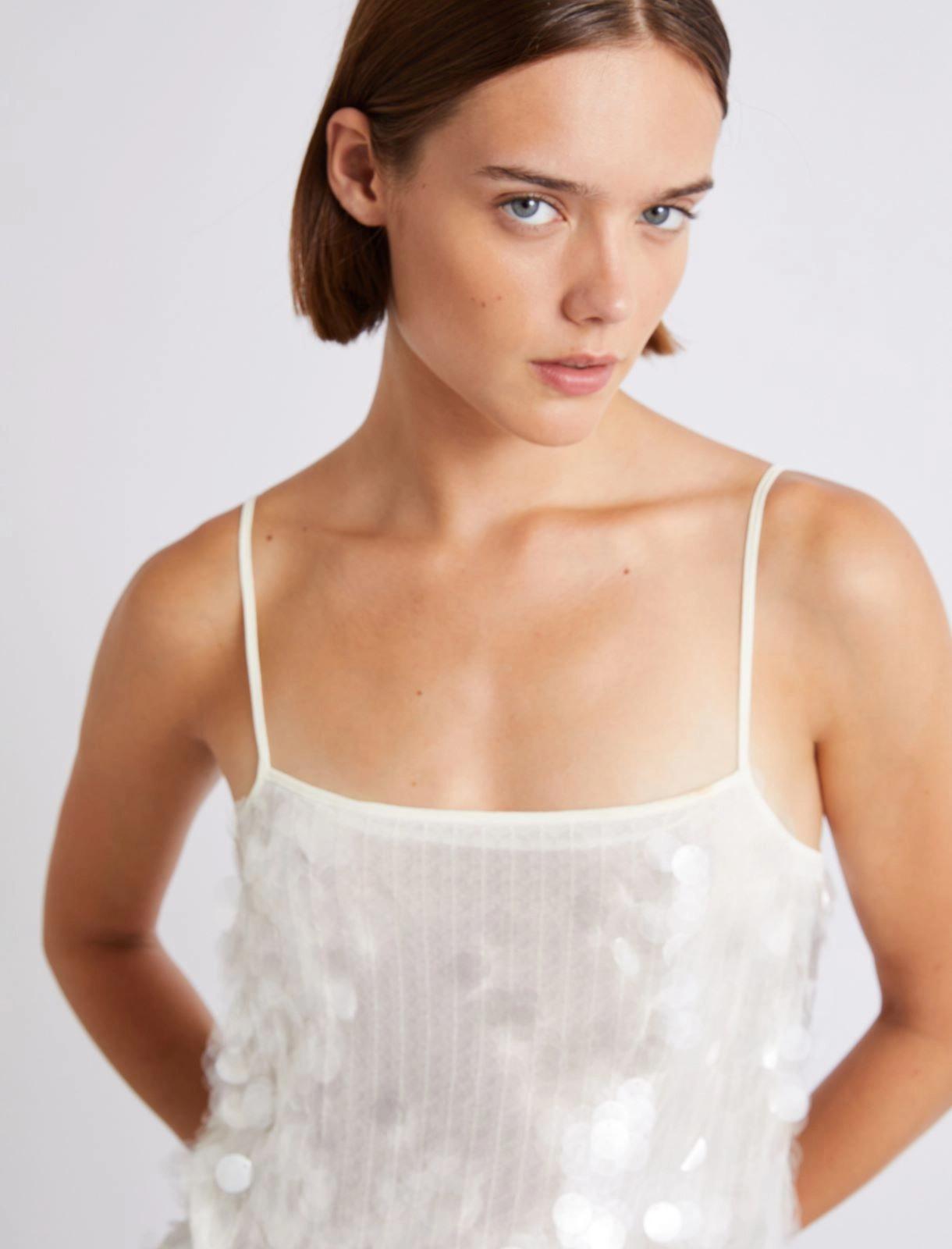 top con pailettes MLLMELA 001 MARella 