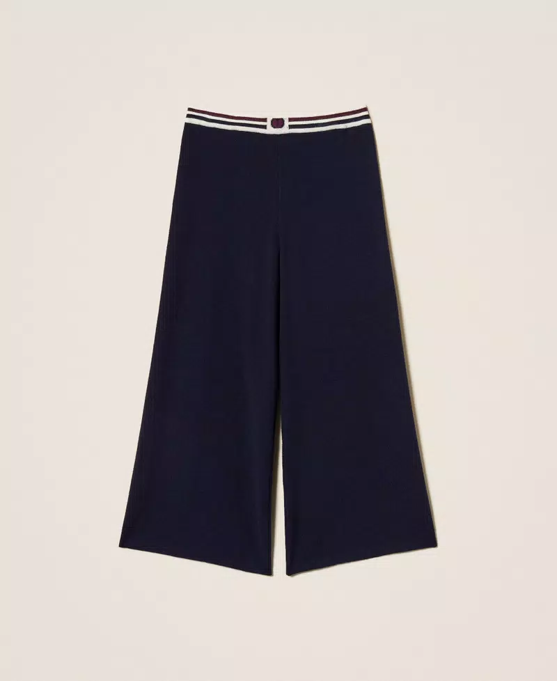 pantalone con bande bicolor 252GJ3031 11956 TWINSET GIRL 