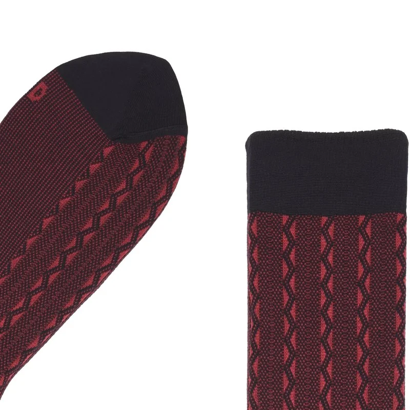 calza lunga zig zag 64520G V0137 RED 