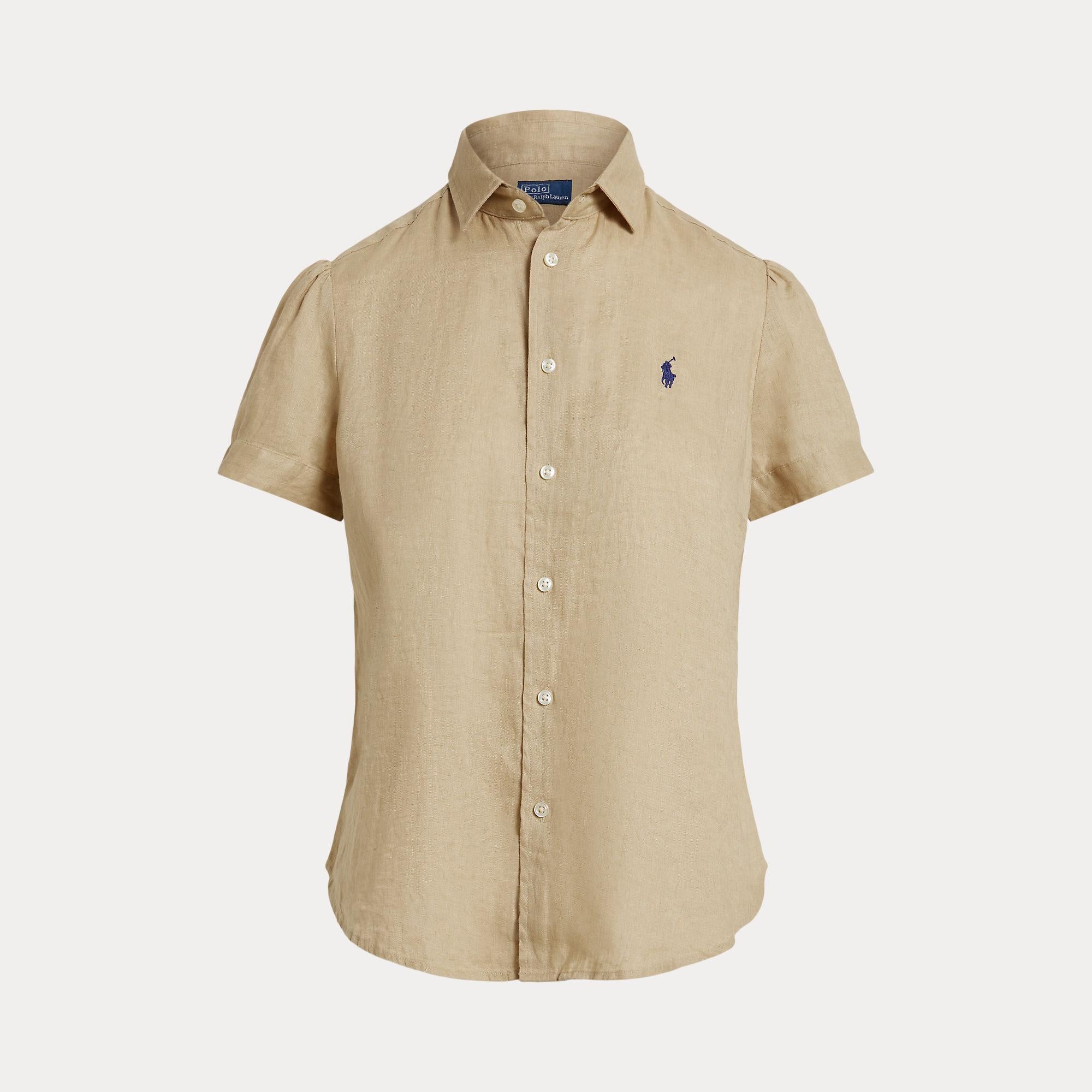 camicia in lino maniche corte 211-973366 507 RALPH LAUREN POLO 