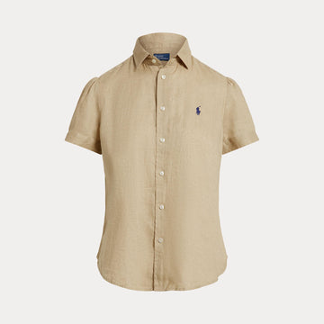 camicia in lino maniche corte 211-973366 507 RALPH LAUREN POLO 