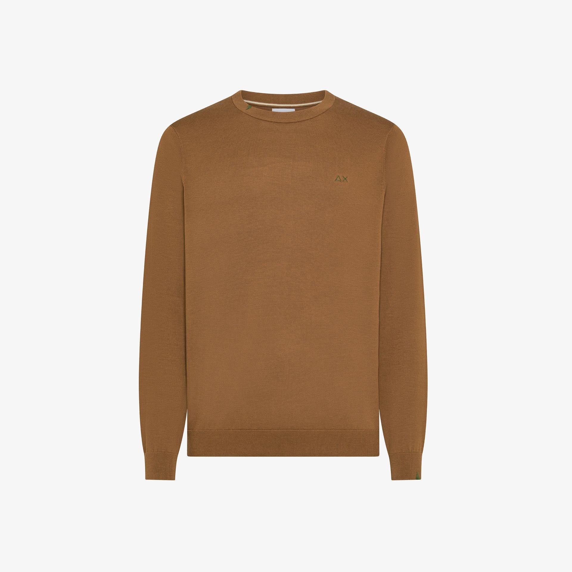 maglione basic con logo K36101 VOLPE SUN68 
