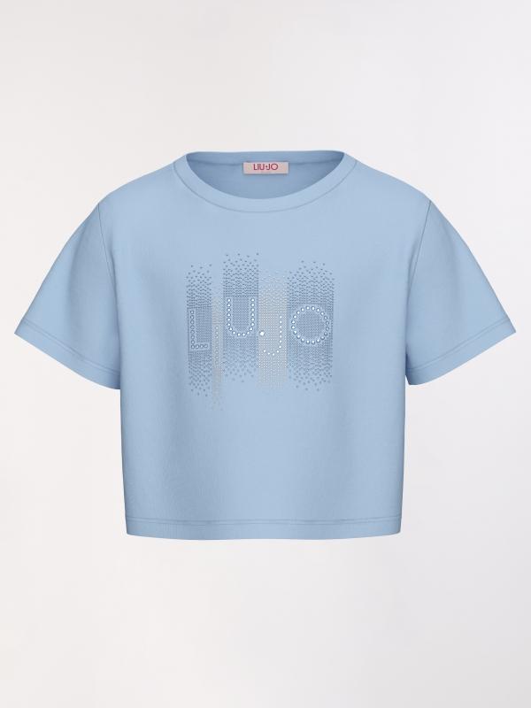 t-shirt cropped GA6187JS003 44121 LIU JO JUNIOR 