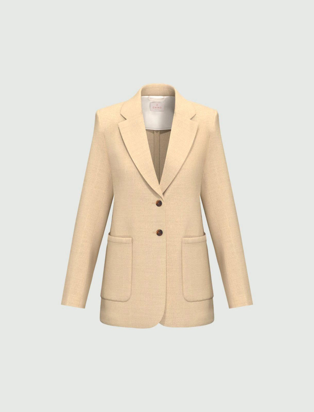 giacca in twill di lino EMMCHARME1 005 EMME MARELLA 