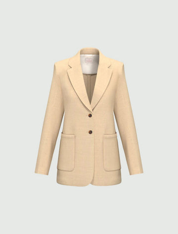 giacca in twill di lino EMMCHARME1 005 EMME MARELLA 