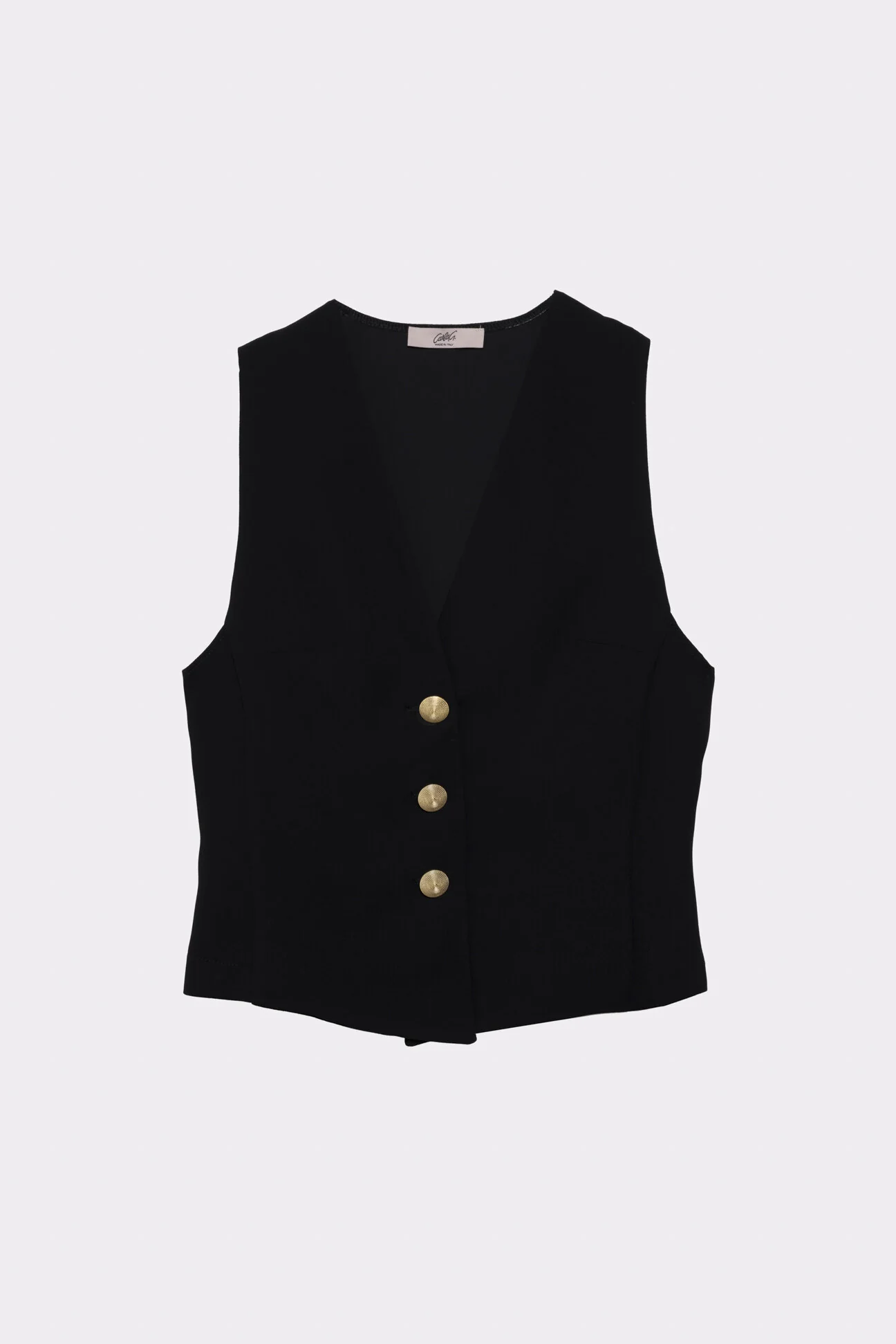 gilet in crepe satin LOIT07 D8 10 CARLAG 