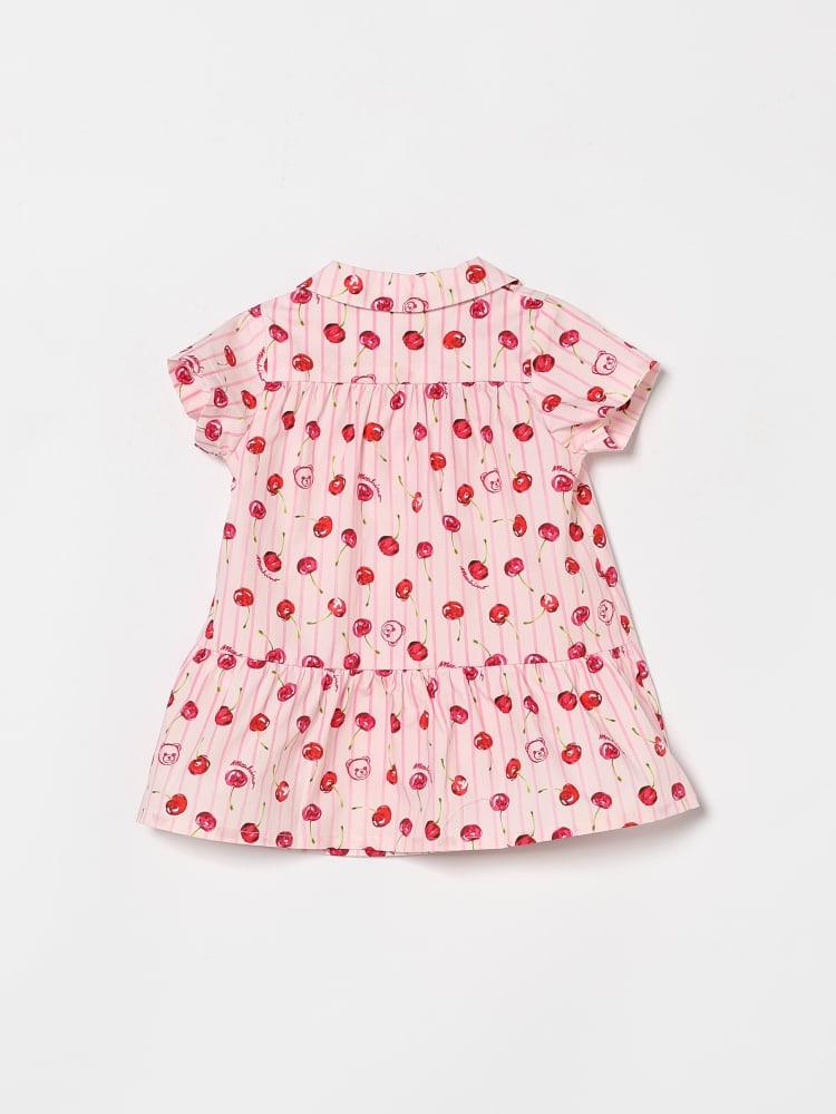 abito chemisier stampato MDV0D8LLB66 83658 MOSCHINO KIDS 