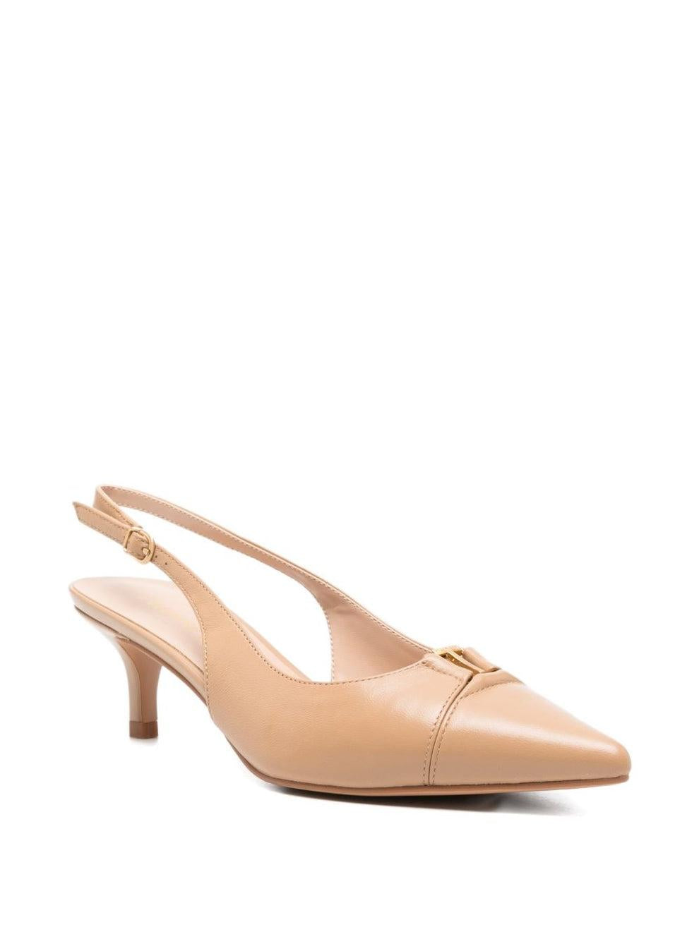 Décolleté sling back in pelle 261TCP034 13161 TWINSET 