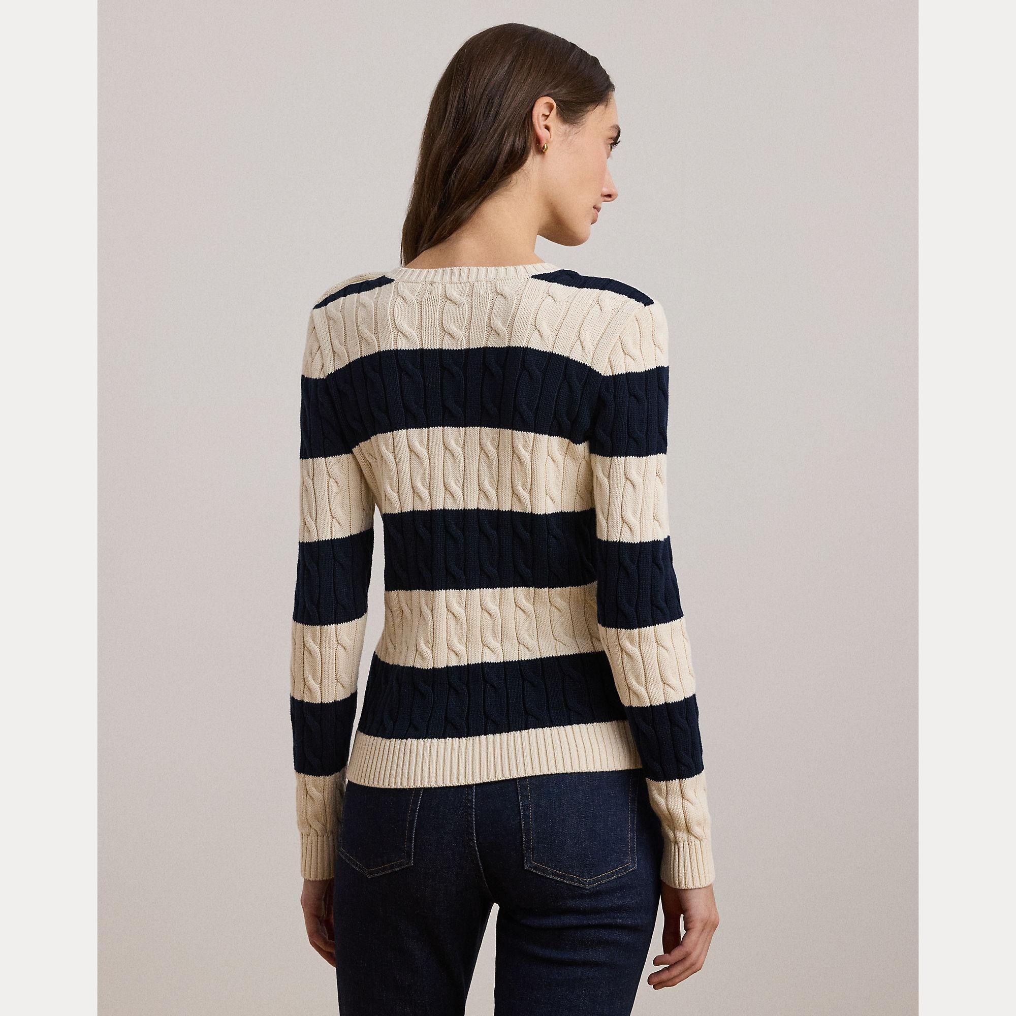 maglione a trecce e righe 200-957480 002 LAUREN RALPH LAUREN 