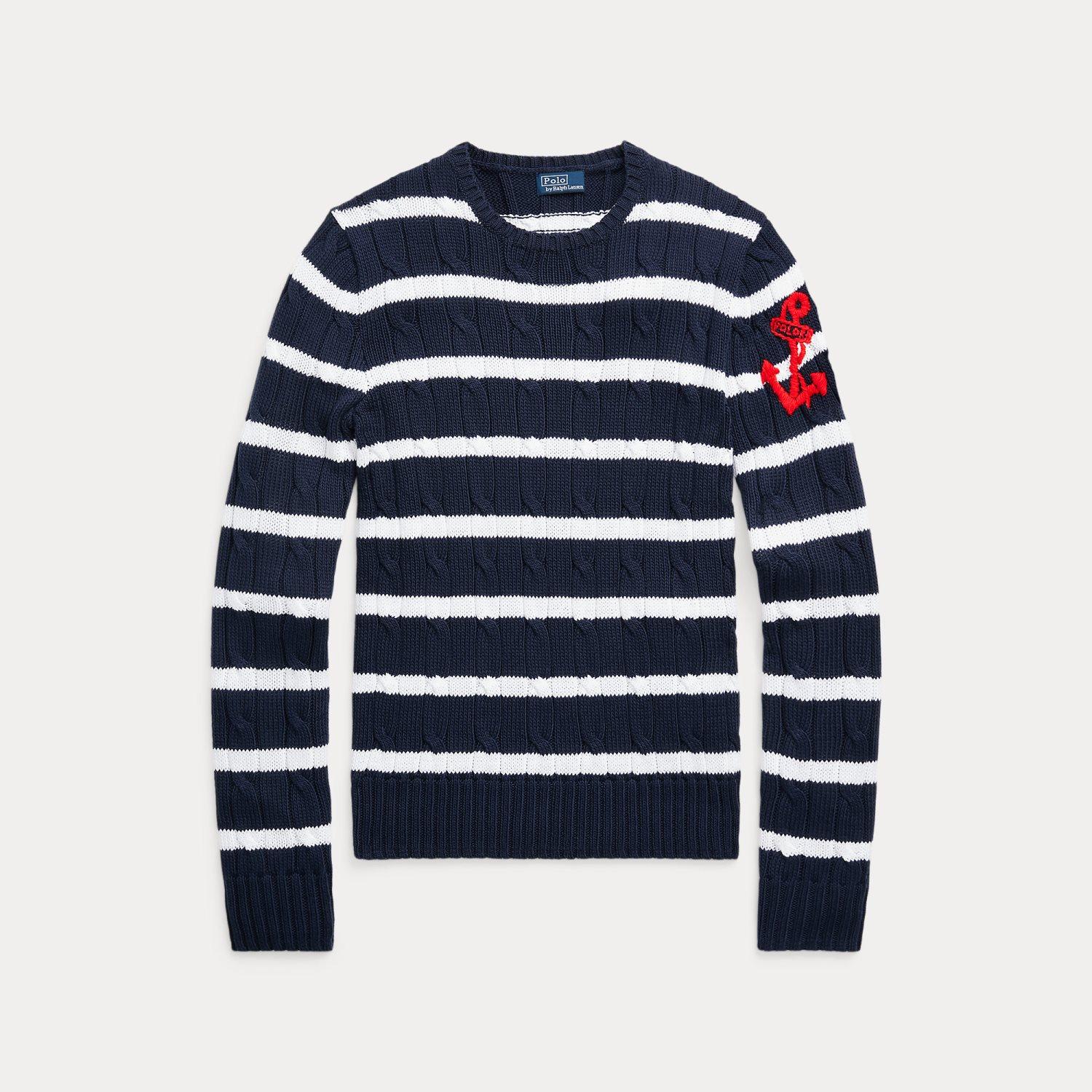 maglione con ancora e righe 211-924429 001 RALPH LAUREN POLO 