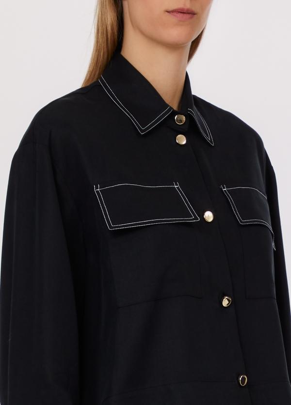 camicia cropped WA6265T414A 22222 LIU JO WHITE 