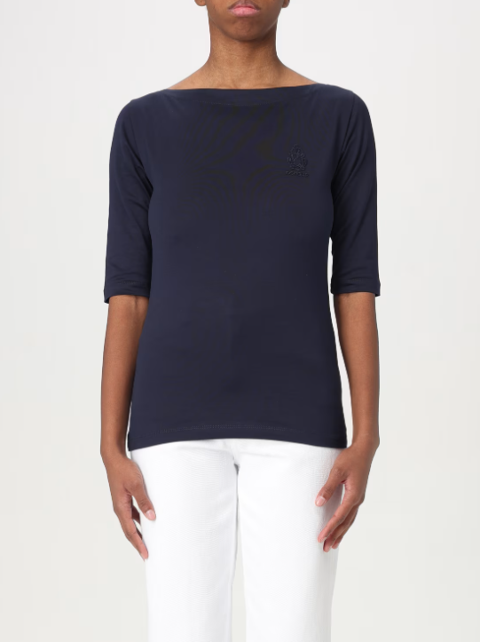 t-shirt scollo a barca DS028JF0271DIT1 890 DONDUP 