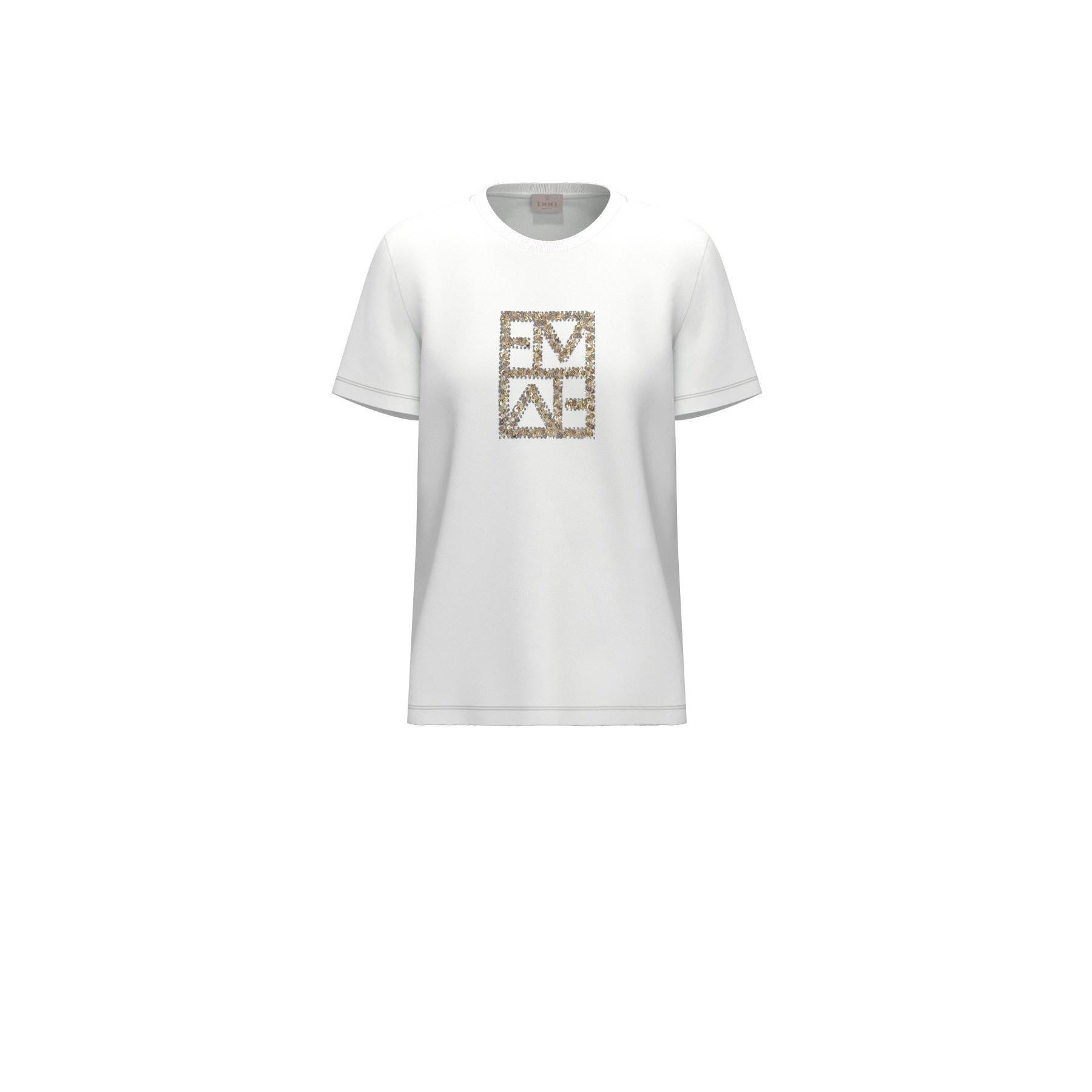 T-shirt con pailettes EMMTEMA 003 EMME MARELLA 