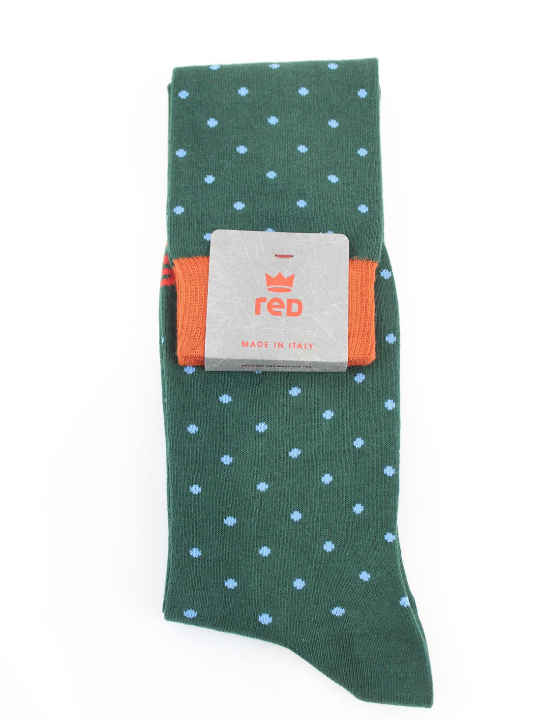 calza lunga pois 64890G 5158 RED 