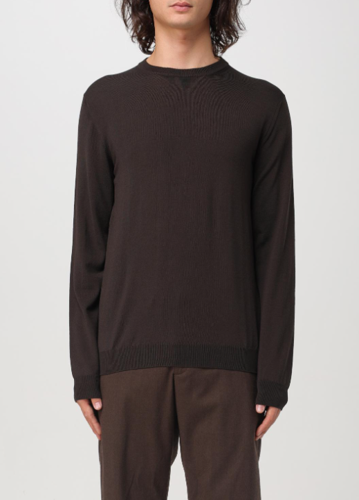 maglione girocollo in lana 810104 Z0290 N1158 ZANONE 