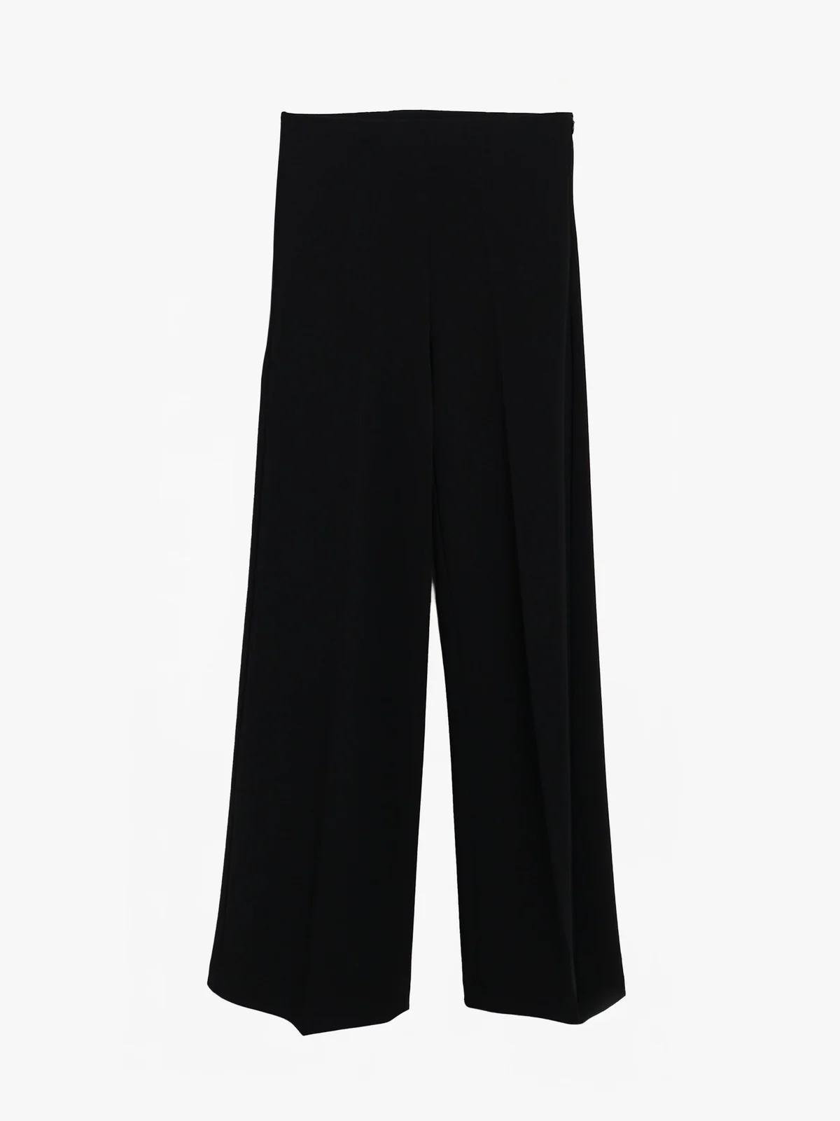 pantalone in crepe TD0449 NERO VICOLO 