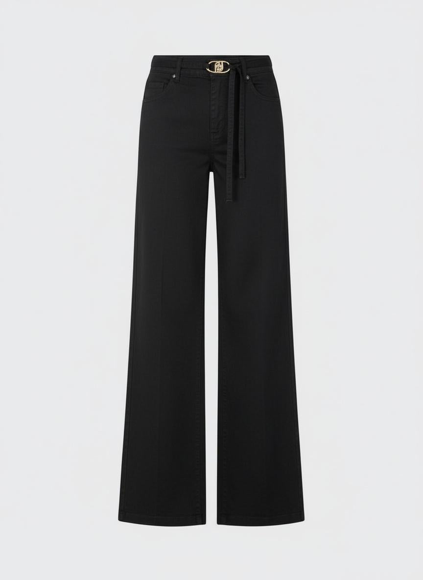 pantalone con cintura WA6274T9257 22222 LIU JO WHITE 